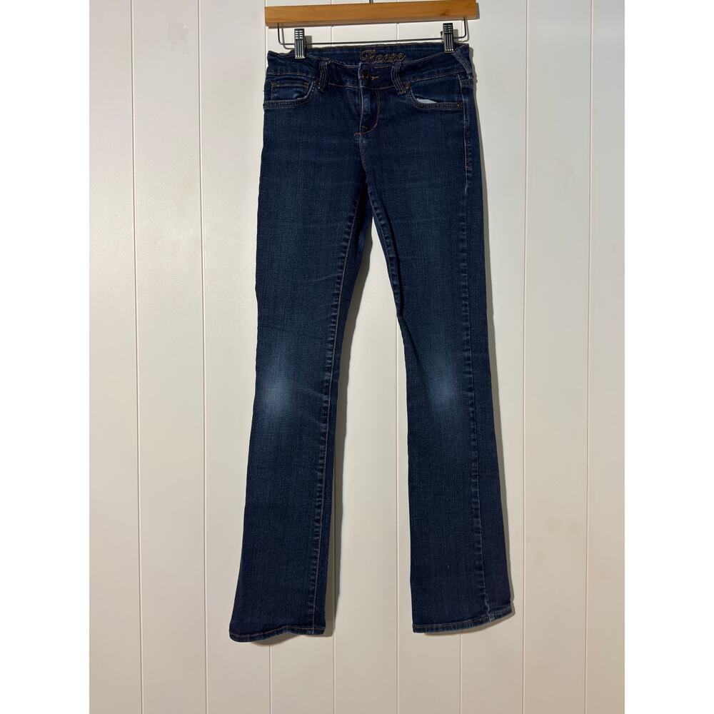 Reese Delia’s Bootcut  Style Jeans Dark Wash Size 1/2R Low Rise